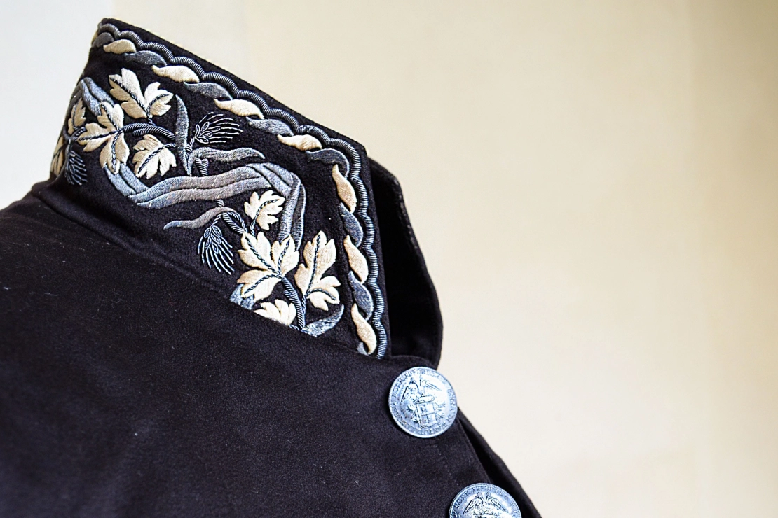 dettaglio marsina La Moda Racconta