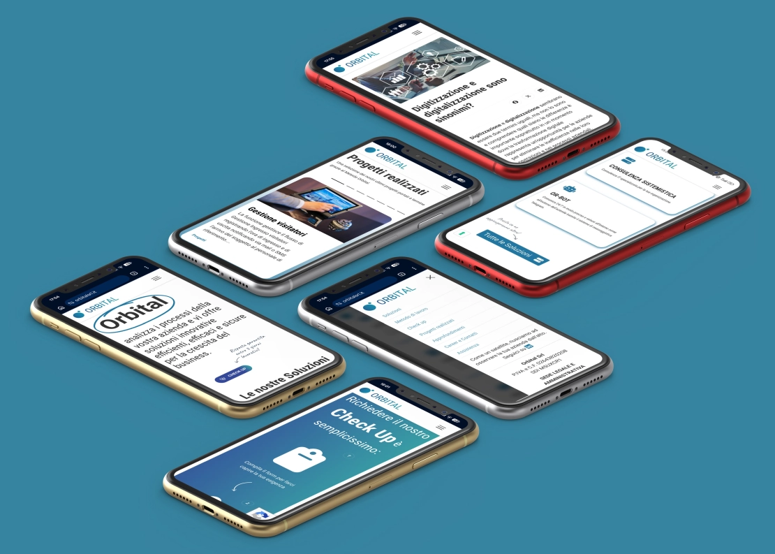 anteprima sito Orbital da smartphone
